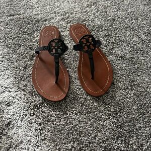 Tory Burch Black and Brown Sandals